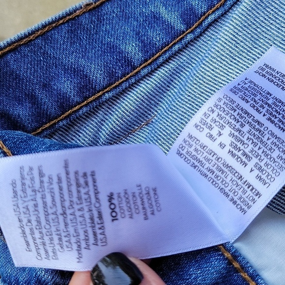 MOTHER Size 29 High Waist Double Stack Ankle Straight Jeans Delicious Memories - Picture 10 of 12